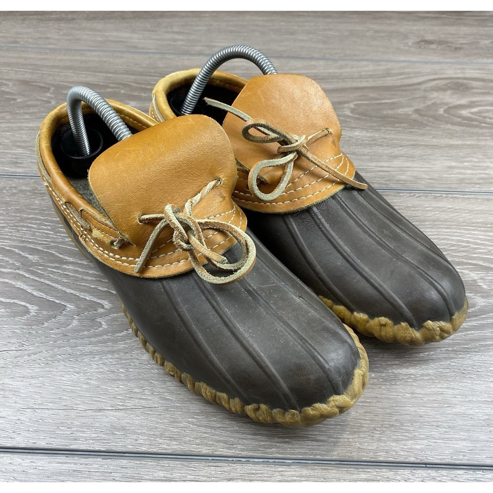 LL Bean Women's Maine Hunting‎ Shoe Duck Gumsole Brown Size 7 N